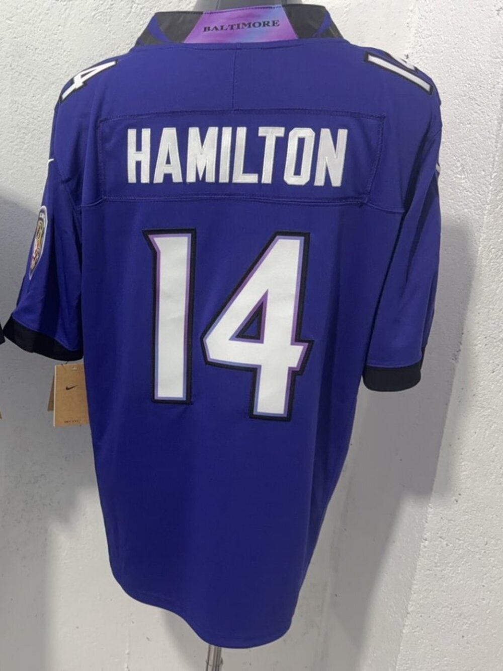 Kyle Hamilton Purple Jersey Stitched Vapor